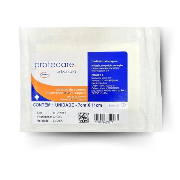 Imagem de Curativo de Traqueo Advanced Protecare 07cm x 11cm 1 Unidade 584417 Cremer