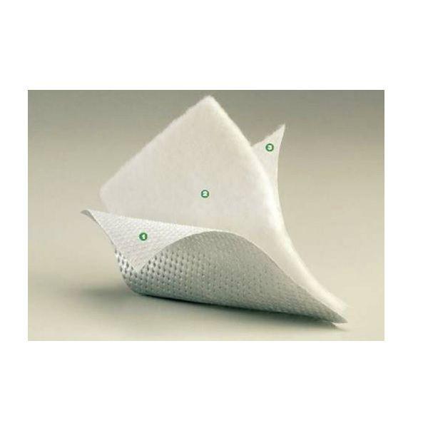 Curativo Esteril Absorvente Metalline para Traqueostomia 8 X 9 CM 50 UNID - Lohmann & Rauscher Imagem de Curativo Esteril Absorvente Metalline para Traqueostomia 8 X 9 CM 50 UNID