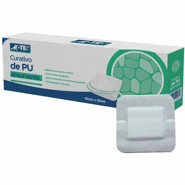 Imagem de Curativo M-tec Curativo de Pu Absorvente 10cm x 10cm 1 Unidade Pa. 1418 Missner 