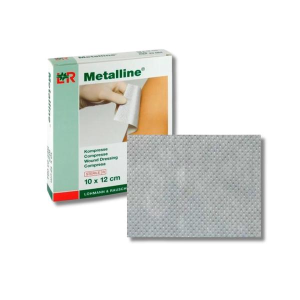 Imagem de Curativo Metalline Aluminizado Absorvente para Feridas 10cm x 12cm Lohmann & Rauscher