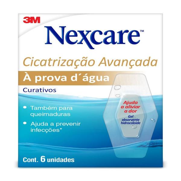 Imagem de Curativo Nexcare 3M Cicatrização Avançada 6 Unidades