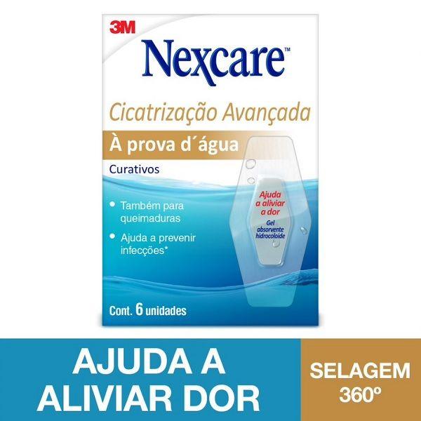 Imagem de Curativo Nexcare Cicatrizacao AVANÇADA 3M 6 Unidades