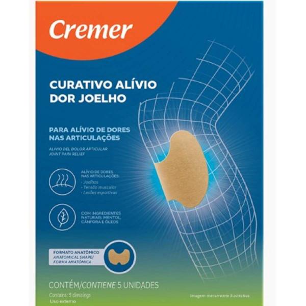 Imagem de Curativo para Alívio de Dor no Joelho c/5 UN CREMER