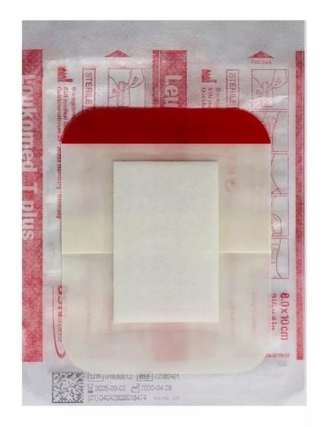 Imagem de Curativo Para Cobertura e Proteção de Curativos Transparent Estéril Fácil Aplicação 8x10cm - 01 Unidade