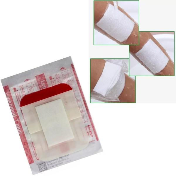 Imagem de Curativo Para Cobertura e Proteção de Curativos Transparent Estéril Fácil Aplicação 8x10cm - 01 Unidade