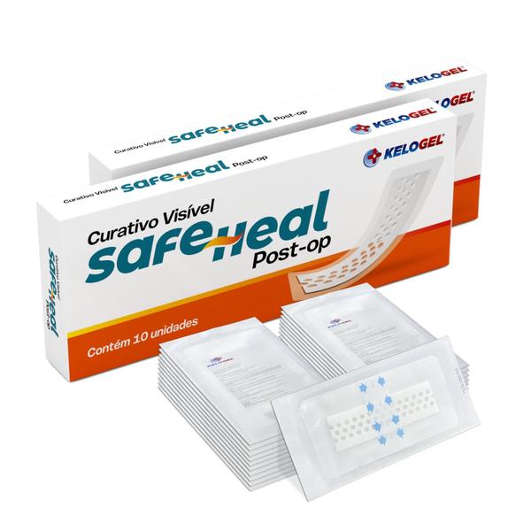 Imagem de CURATIVO VISÍVEL SAFE HEAL POST-OP 10x20 (5x15) 20UN KELOGEL