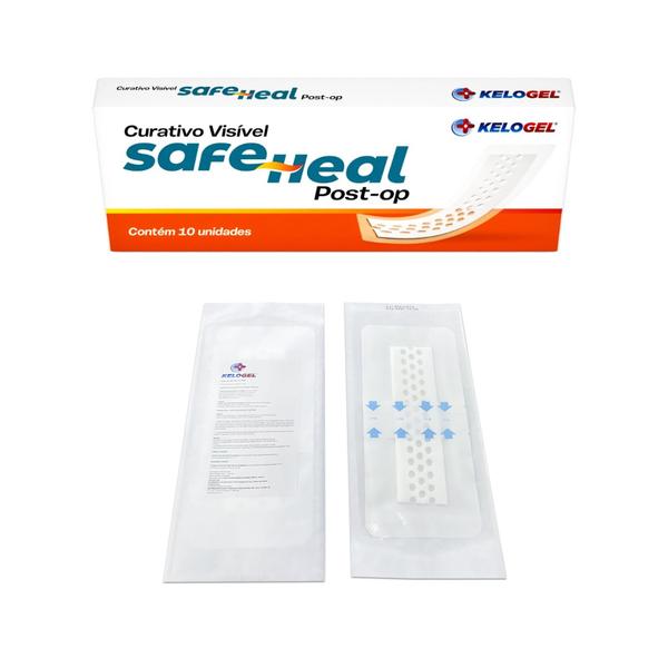 Imagem de CURATIVO VISÍVEL SAFE HEAL POST-OP 10x20 (5x15) 50UN KELOGEL