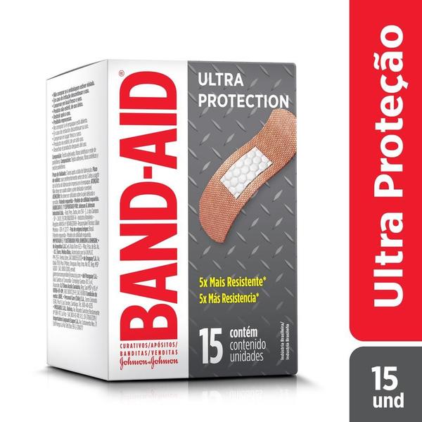 Imagem de Curativos Band-Aid Ultra Proteção 15 Unidades