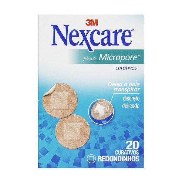 Imagem de Curativos Feitos de Micropore Nexcare Redondo 20 Unidades