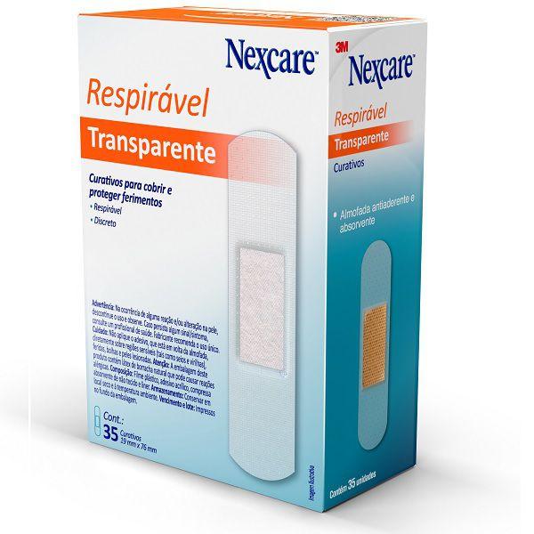 Imagem de Curativos Nexcare Transparentes C/ 35 Unidades