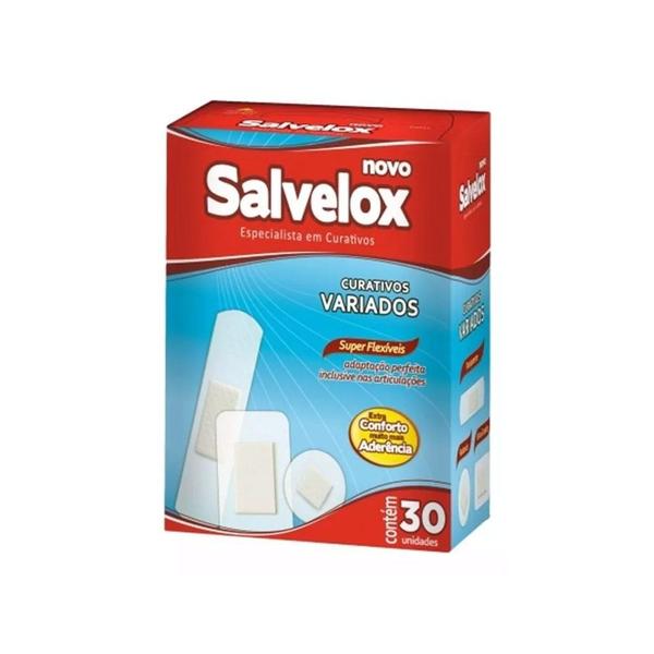 Imagem de Curativos Variados 30 Unidades Salvelox