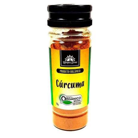 Cúrcuma (Açafrão da Terra) Orgânico Kampo de Ervas 70g Imagem de Cúrcuma (Açafrão da Terra) Orgânico Kampo de Ervas 70g