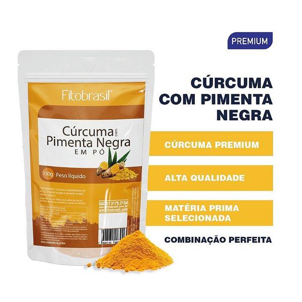 Imagem de Cúrcuma com pimenta negra em pó 150g