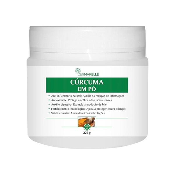 Cúrcuma em Pó 220 g - Dermapelle Imagem de Cúrcuma em Pó 220 g