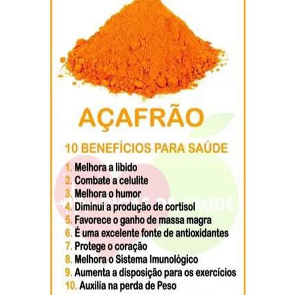 Imagem de CURCUMA ORGÂNICO (AÇAFRÃO PURO) - Não contém Glúten - Mano velho 60g