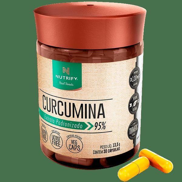 Imagem de Curcumina Extrato De Cúrcuma Vegan 30Cps Nutrify - Original