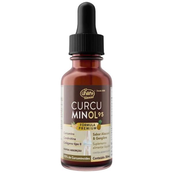 Imagem de Curcuminol 95 Gotas 30Ml Sabor Abacaxi E Gengibre