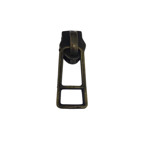 Imagem de Cursor Puxador para Zíper N 5 - Ouro Velho - Longo Vazado