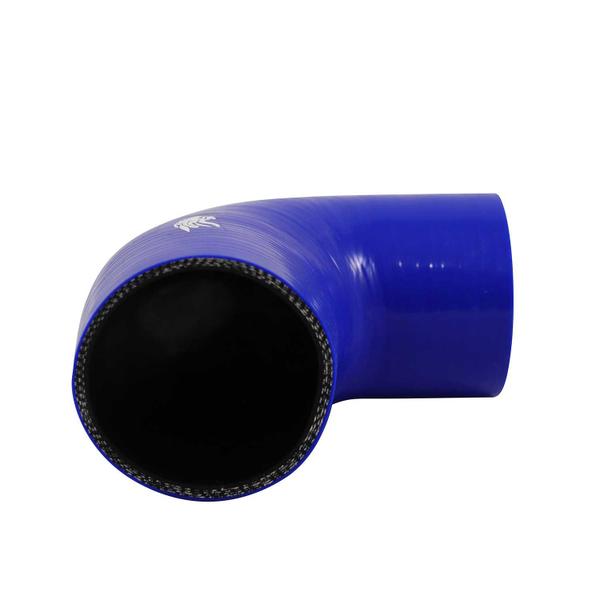 Imagem de Curva 90º Pressurização de Silicone Azul 2 1/2" x3"-Cód. 568