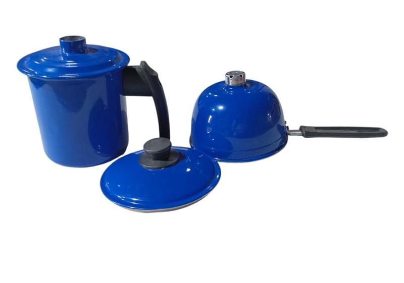 Imagem de Cuscuzeira 500 ml Individual Azul maçãSTORE