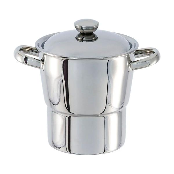 Imagem de Cuscuzeira Brinox 100% Em Aço inoxidáve Lyonl 16cm 2L Inox 2364/100 Brinox