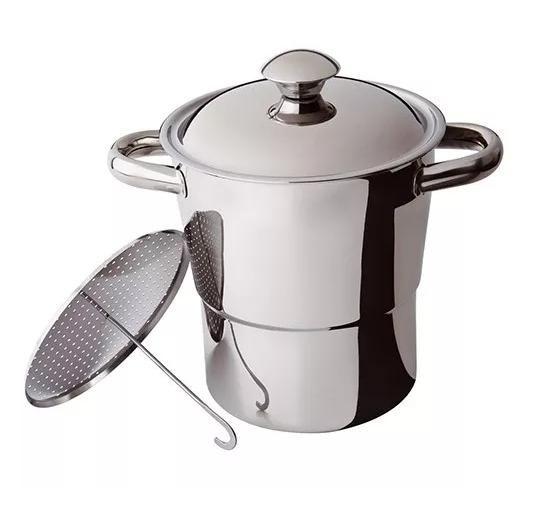 Imagem de Cuscuzeira Lyon Inox 16 cm Brinox