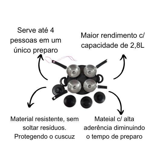 Imagem de cuscuzeiro 4 em 1 individual 4