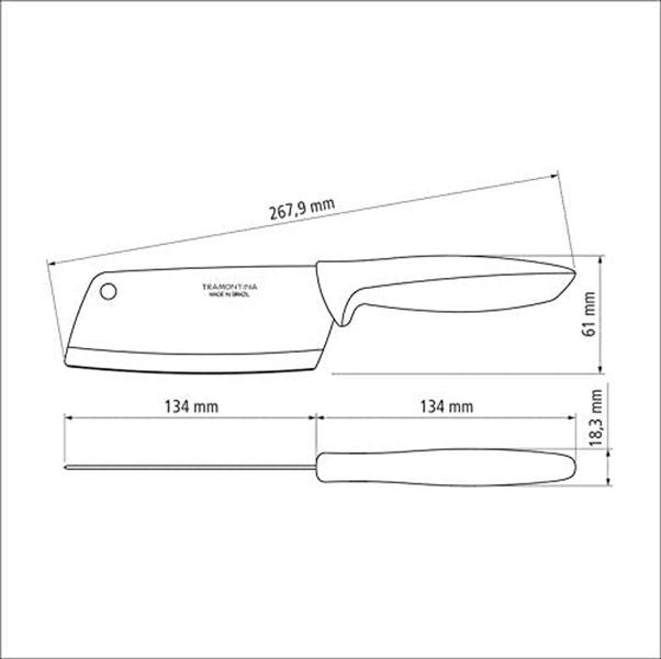 Imagem de Cutelo inox plenus tram - 23430105