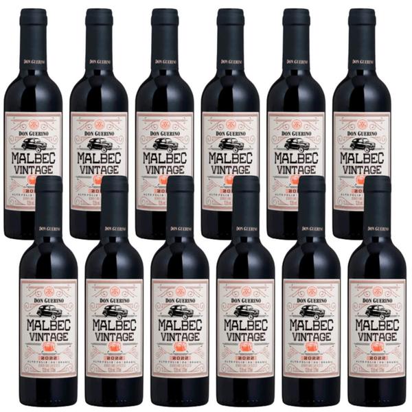 Imagem de CX 12 Vinho Tinto Seco Malbec Vintage Don Guerino 375 ml