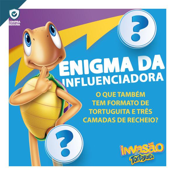 Cx 48x Chocolate Tortuguita Recheio Brigadeiro Ao LeiteDoce Lanche - Arcor Imagem de Cx 48x Chocolate Tortuguita Recheio Brigadeiro Ao LeiteDoce Lanche