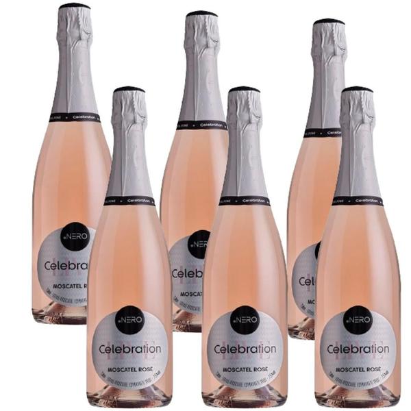 Imagem de Cx 6 Espumante Ponto Nero Live Celebration Moscatel Rosé 750 ml