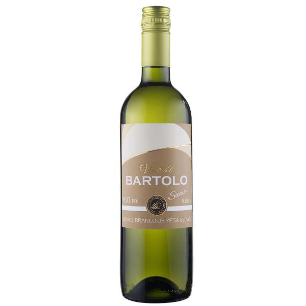 Imagem de CX 6 Garrafas Vinho Branco Doce Suave Vino Di Bartolo Serra Gaúcha 750ml