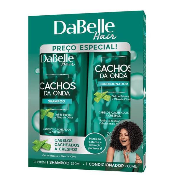 Imagem de Dabelle Cachos da Onda Shampoo e Condicionador 425ml Cacheados Crespos Ondulados