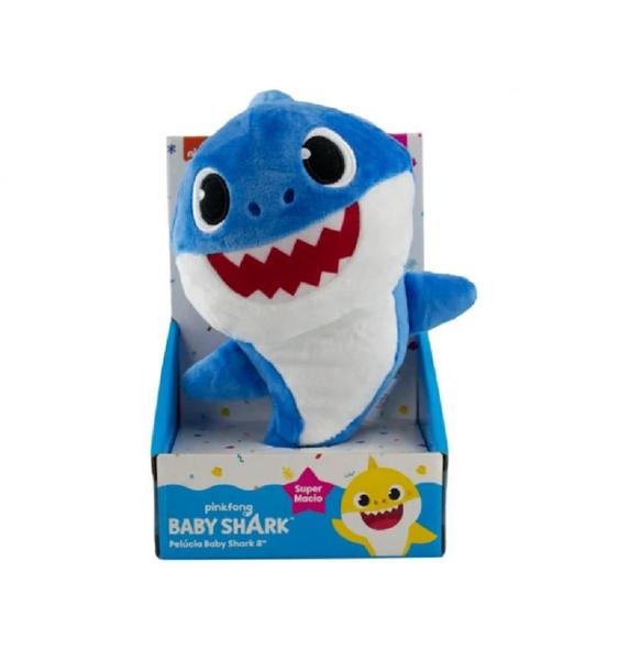 Imagem de Daddy Shark Azul Pelúcia 20Cm Baby Shark - Sunny 002362