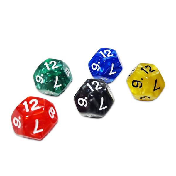 Dado D12 Marmorizado - RPG - T&G Imagem de Dado D12 Marmorizado - RPG