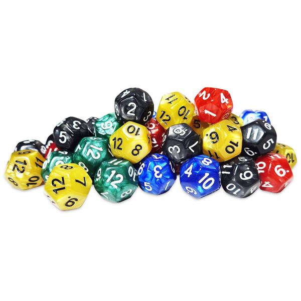 Dado D12 Marmorizado - RPG - T&G Imagem de Dado D12 Marmorizado - RPG