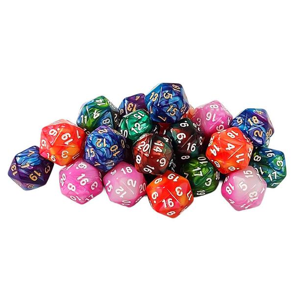 Imagem de Dado D20 Mesclado - RPG