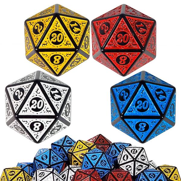 Dado D20 Runas Alto Relevo - RPG - T&G Imagem de Dado D20 Runas Alto Relevo - RPG