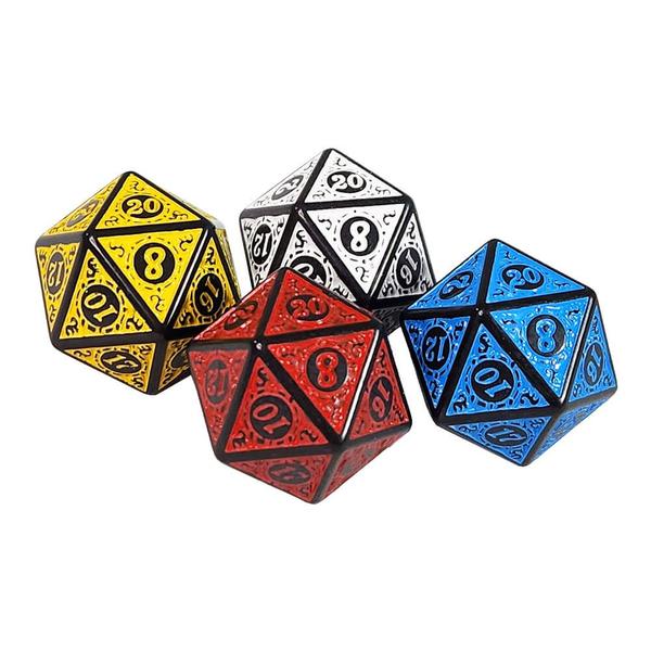 Dado D20 Runas Alto Relevo - RPG - T&G Imagem de Dado D20 Runas Alto Relevo - RPG