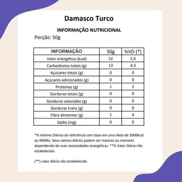 Damasco Turco 250g - Greenz Imagem de Damasco Turco 250g