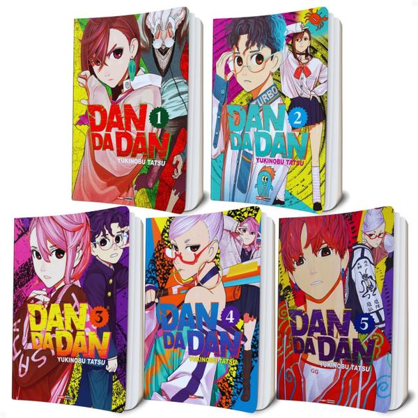 DanDan　　④10本⑤⑥⑦各5本 Dandadan Mangá Volumes 1 ao 5 - Yukinobu Tatsu KIT Capa Comum