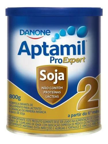 Danone Aptamil Soja 2 Proexpert Fórmula Infantil Em Pó 800gr + 6 Meses Imagem de Danone Aptamil Soja 2 Proexpert Fórmula Infantil Em Pó 800gr + 6 Meses