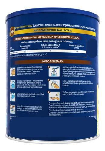 Danone Aptamil Soja 2 Proexpert Fórmula Infantil Em Pó 800gr + 6 Meses Imagem de Danone Aptamil Soja 2 Proexpert Fórmula Infantil Em Pó 800gr + 6 Meses