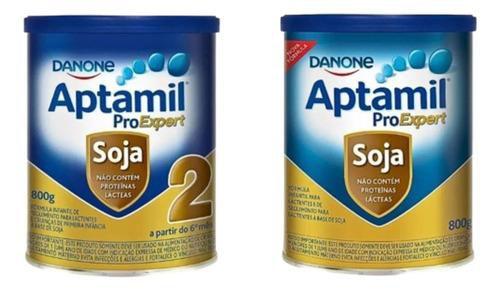 Danone Aptamil Soja 2 Proexpert Fórmula Infantil Em Pó 800gr + 6 Meses Imagem de Danone Aptamil Soja 2 Proexpert Fórmula Infantil Em Pó 800gr + 6 Meses