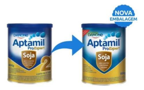 Danone Aptamil Soja 2 Proexpert Fórmula Infantil Em Pó 800gr + 6 Meses Imagem de Danone Aptamil Soja 2 Proexpert Fórmula Infantil Em Pó 800gr + 6 Meses
