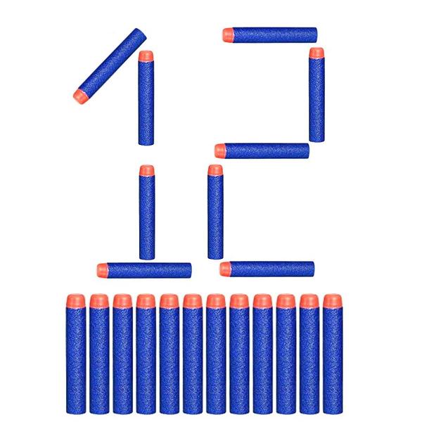 Dardos de Espuma com Ponta de Borracha para Lançadores Nerf 12 Peças - Art Brink Imagem de Dardos de Espuma com Ponta de Borracha para Lançadores Nerf 12 Peças