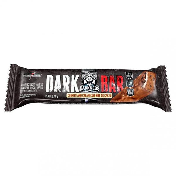 Imagem de Dark Bar (90g) - Sabor: Cookies and Cream c/ Nibs de Cacau