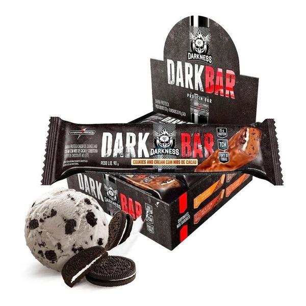 Imagem de Dark bar cookies cream nibs de cacau - cx 8 un 90g -darkness