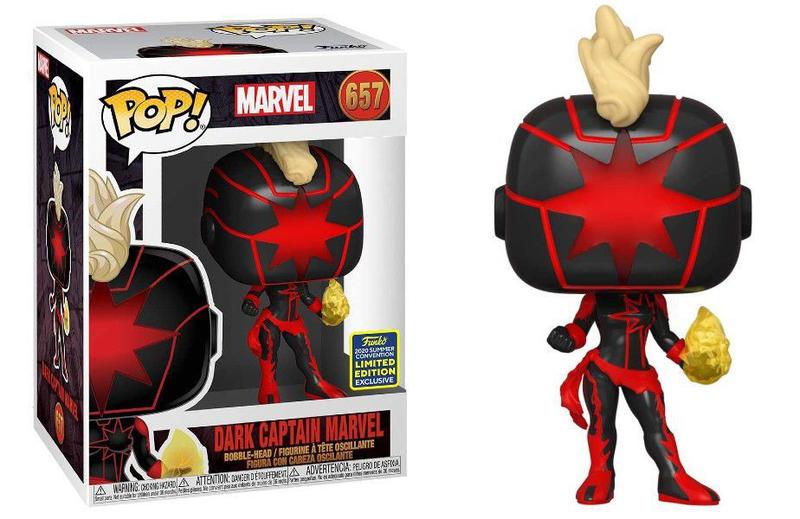 Imagem de Dark Captain Marvel 657 SDCC Funko Pop