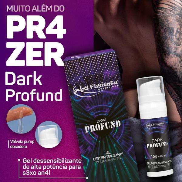 Imagem de Dark profund gel dessensibilizante anal la pimienta